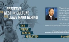 On the International Day of Zero Tolerance for FGM, UN Secretary-General says operationalizing resolution declaring this day “can have profound effect”